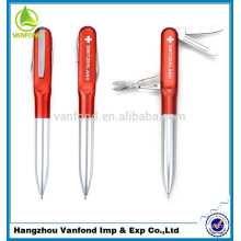 high quality Novelty swiss army knife ball pen,scissors pen